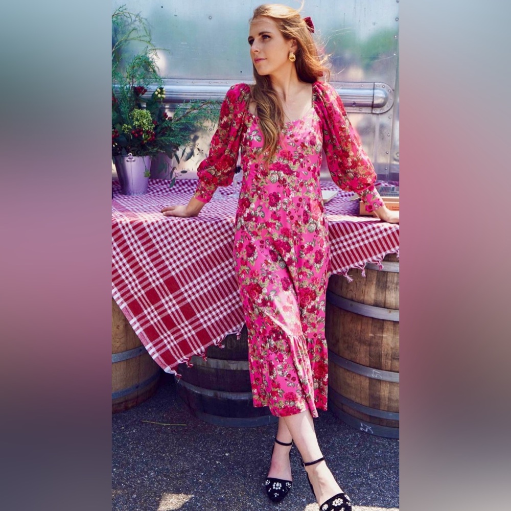 The Marigold Midi Dress by designer Smith and Quinn